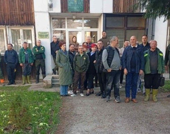 Štrajk upozorenja šumara u Kotor Varošu, nema plata
