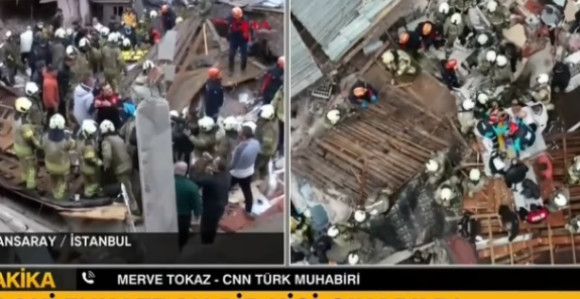 Srušile se dvije zgrade u Istanbulu: U toku spašavanje