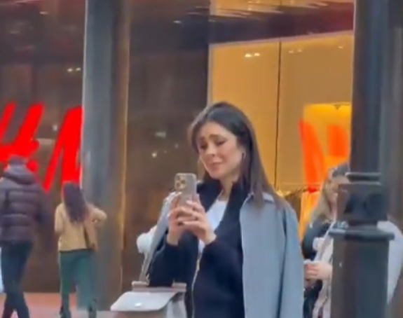 Glumica snimljena kako plače nasred Knez Mihailove