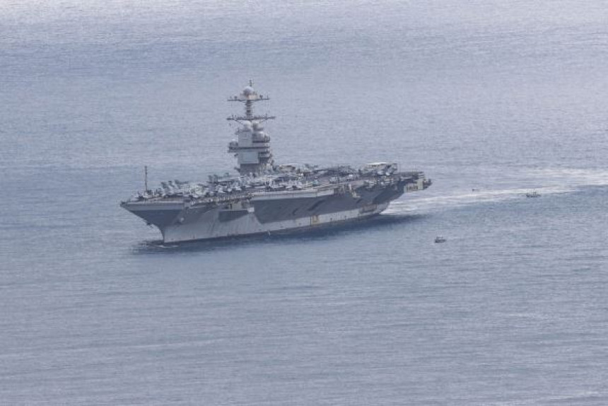 Највећи носач авиона на свијету "Џералд Форд" стигао у Сплит