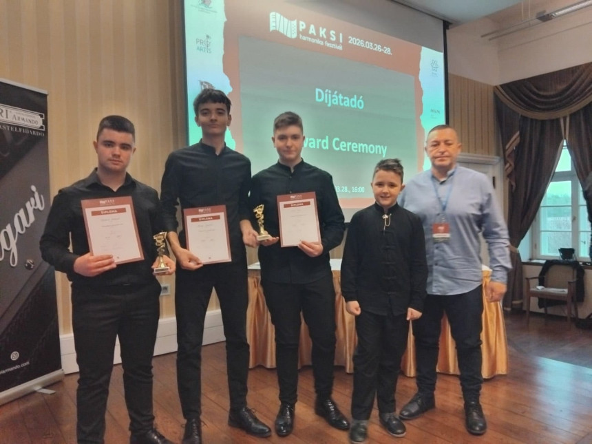 Три злата на међународном фестивалу у Мађарској