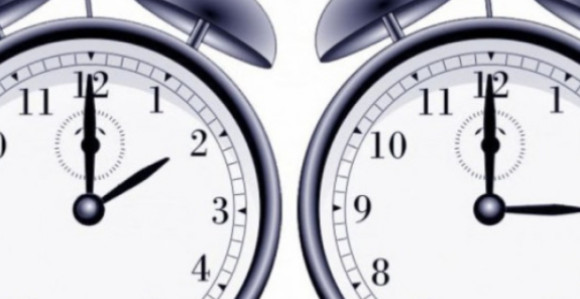 Kazaljke na satu pomjerene jedan čas unaprijed