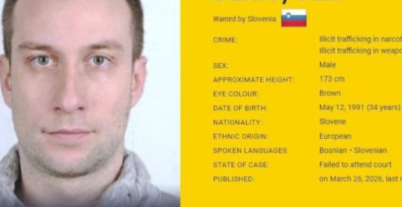 Europol ažurirao listu, na njoj i Slovenac koji se krije u BiH