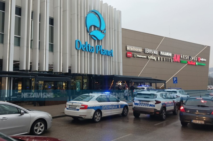 Узбуна: Нова дојава о бомби у тржном центру у Бањалуци
