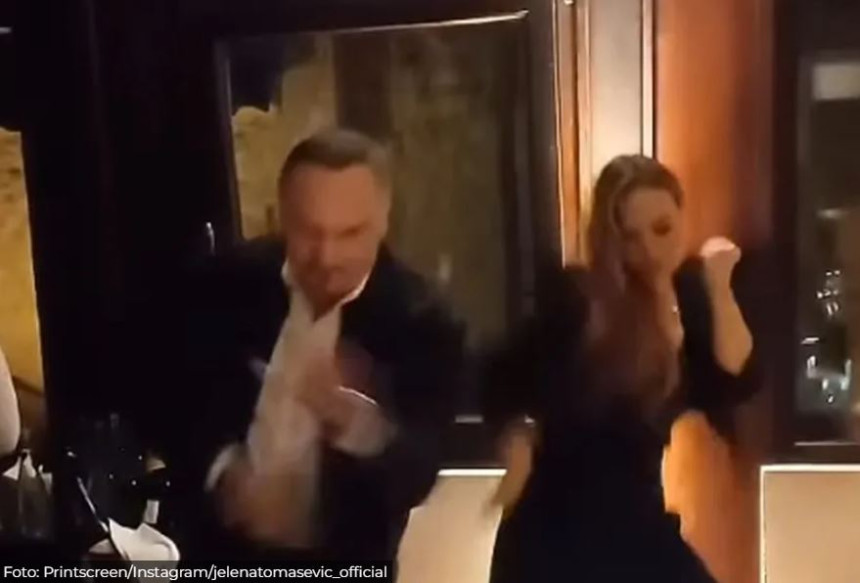 Jelena Tomašević i Knez nasmijali sve urnebesnim plesom