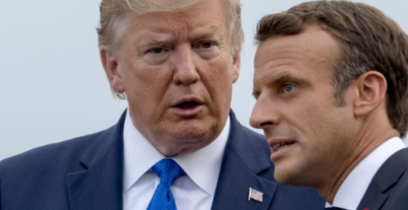 Трамп поново напао Макрона: Злоставља га жена