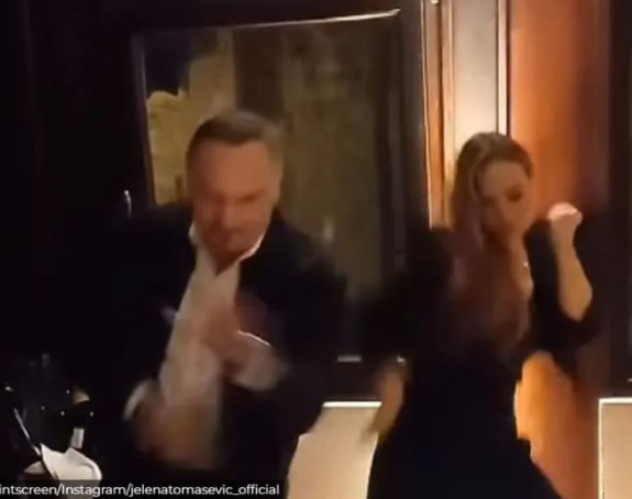 Jelena Tomašević i Knez nasmijali sve urnebesnim plesom