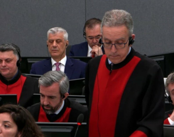 Produžen pritvor Tačiju u Hagu za ometanje pravde