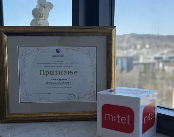 Priznanje Jeleni Trivan za rezultate kompanije m:tel