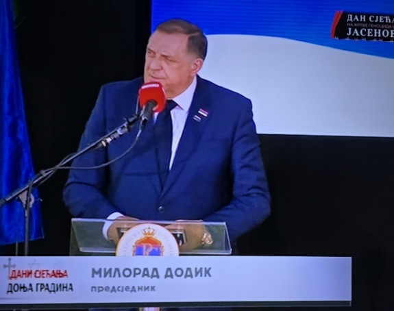Predstavljajući se lažno, Dodik zloupotrijebio komemorativni skup posvećen genocidu u Jasenovcu