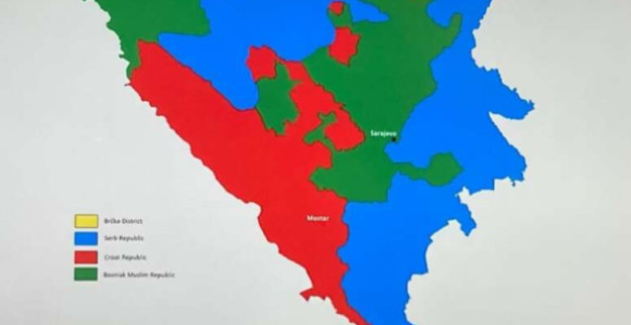 U Zagrebu danas predstavljena karta BiH sa tri entiteta