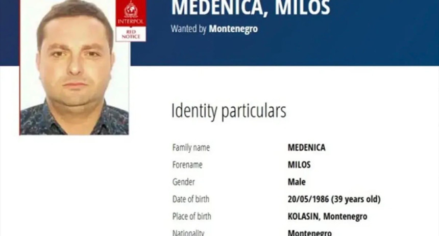 Miloš Medenica boravio na mjestima poznatim policiji