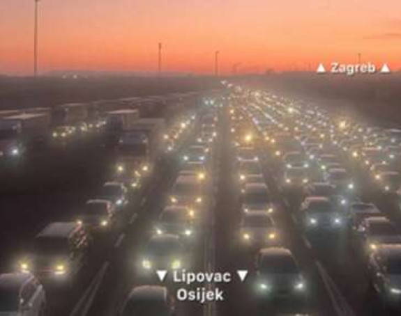 Haos na hrvatskim putevima: Kolona čak 15 kilometara