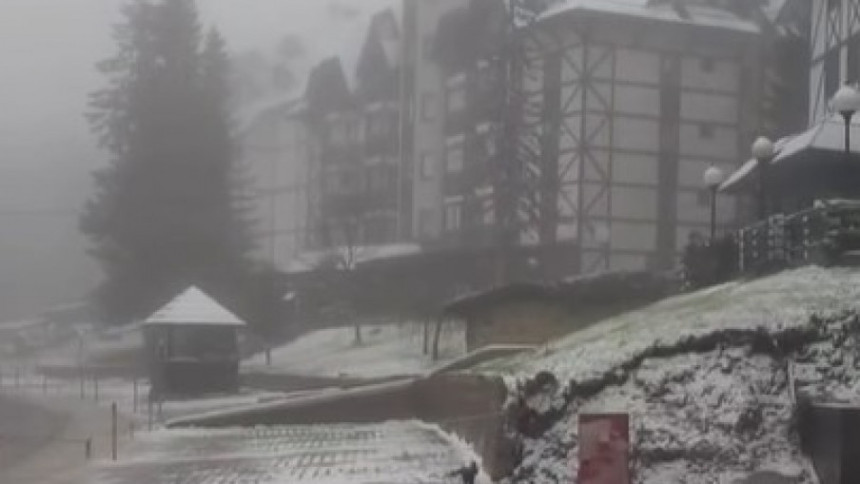 Snijeg usred maja, zabijelio se Kopaonik