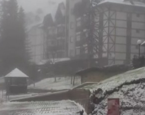 Snijeg usred maja, zabijelio se Kopaonik