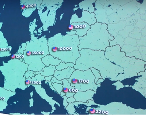 Gdje se nalaze najvažnije američke baze u Evropi?