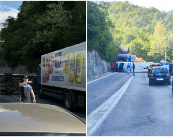 Težak udes na putu Konjic - Jablanica, blokiran saobraćaj