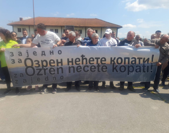 Mještani Ozrena: Nećemo istraživanja ni rudarenje! (FOTO)