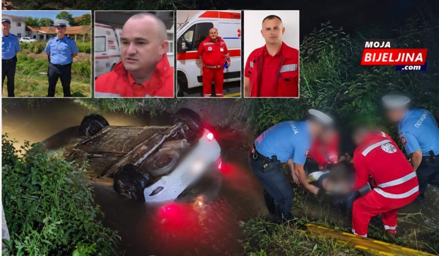 Brzom intervencijom policajaca i ljekara spašena žena