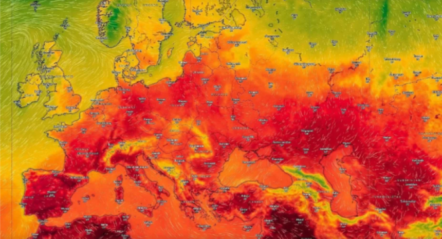 Toplotna kupola zarobila Evropu, oboreni rekordi