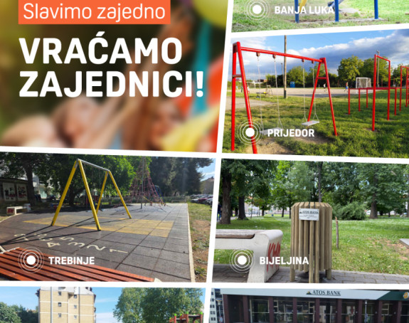 ATOS BANK: „Slavimo zajedno – vraćamo zajednici“