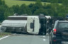 Oprez: Prevrnula se cisterna na auto-putu Banjaluka-Doboj