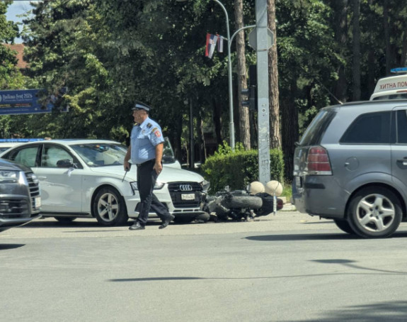 Povrijeđen motorista u centru Banjaluke