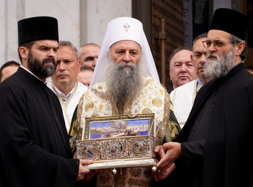 Beograd: Časni pojas svečano ispraćen ka aerodromu