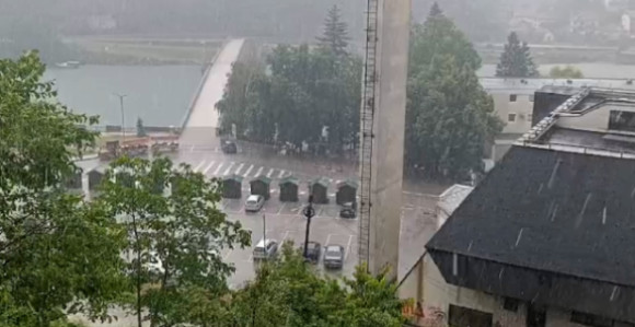 Јако невријеме захватило Вишеград (ВИДЕО)