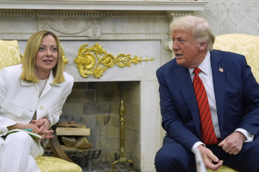 Трамп поново критиковао Италију и Ђорђу Мелони