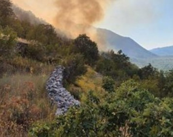 Trebinje: Vatra prijeti kućama, situacija pod kontrolom