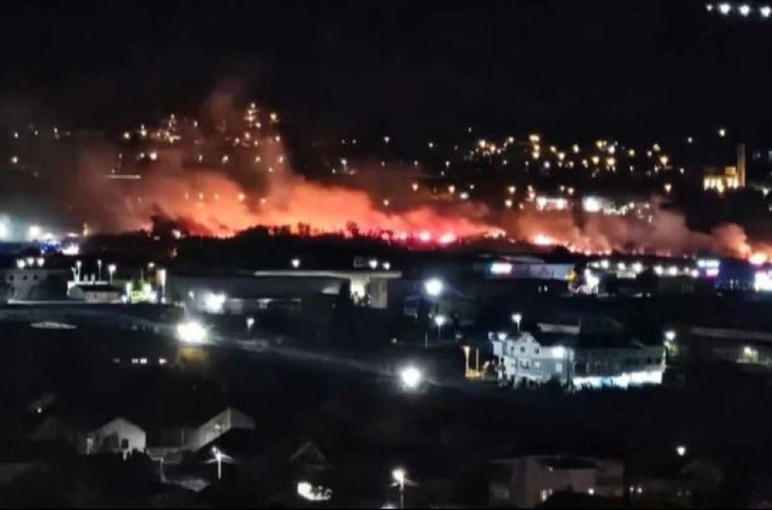 Veliki požar kod Mostara, šest ekipa na terenu