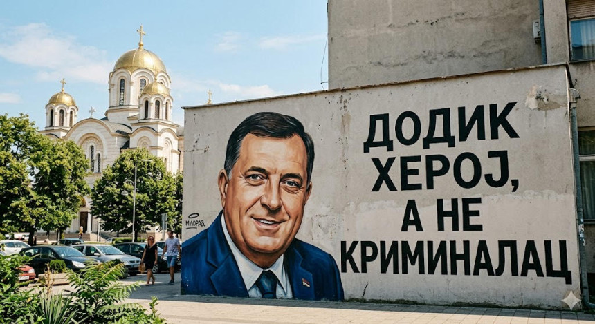 SNSD oslikava murale “Dodik heroj, a ne kriminalac”!?