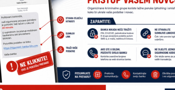 Banke: Ako dobijete ovu poruku, ne odgovarajte
