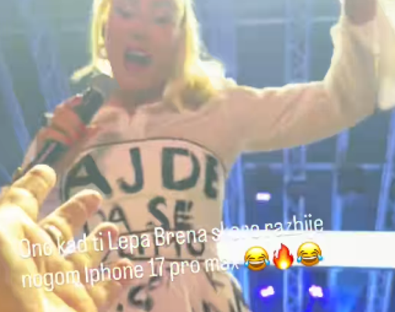 Snimak sa koncerta Lepe Brene zapalio mreže (VIDEO)