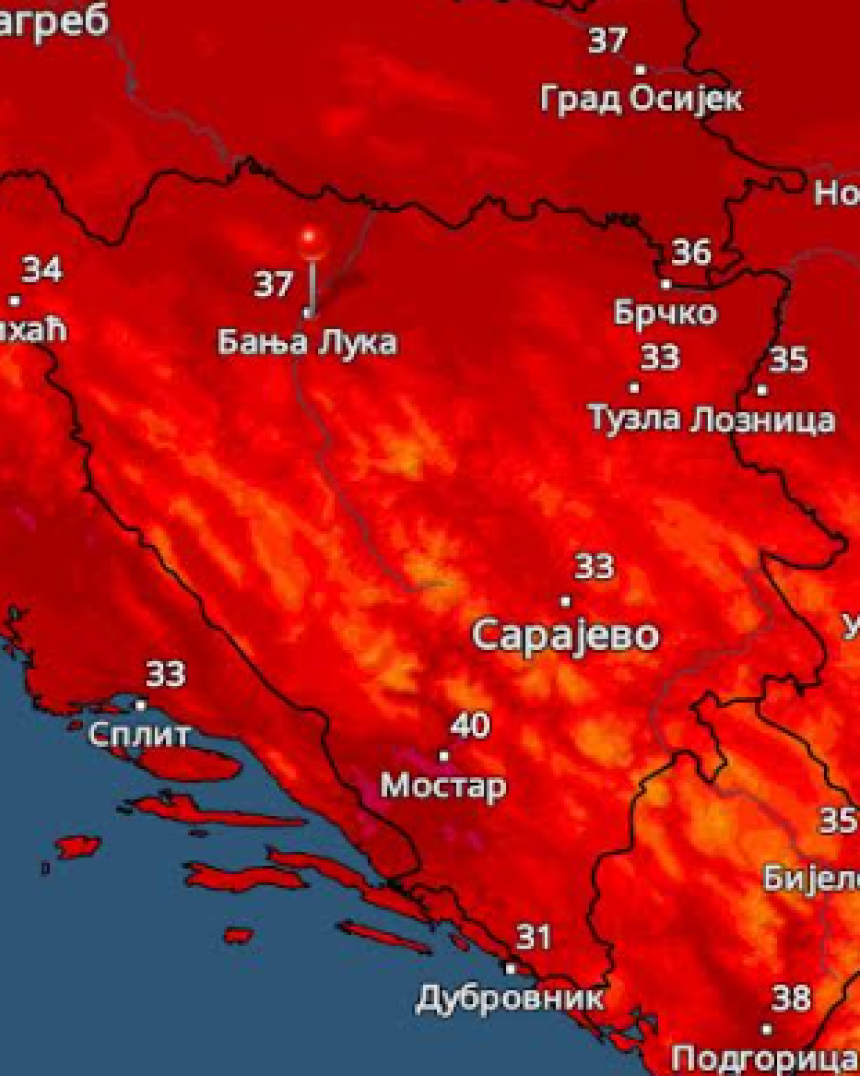 Српску захватио топлотни талас, 41 степен измјерен