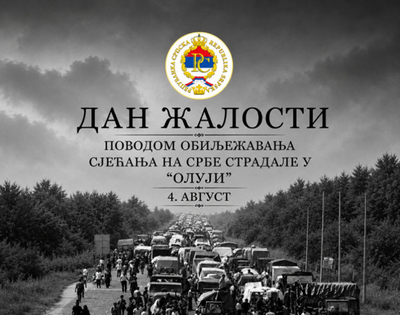 U Srpskoj danas Dan žalosti zbog stradanja Srba u "Oluji"