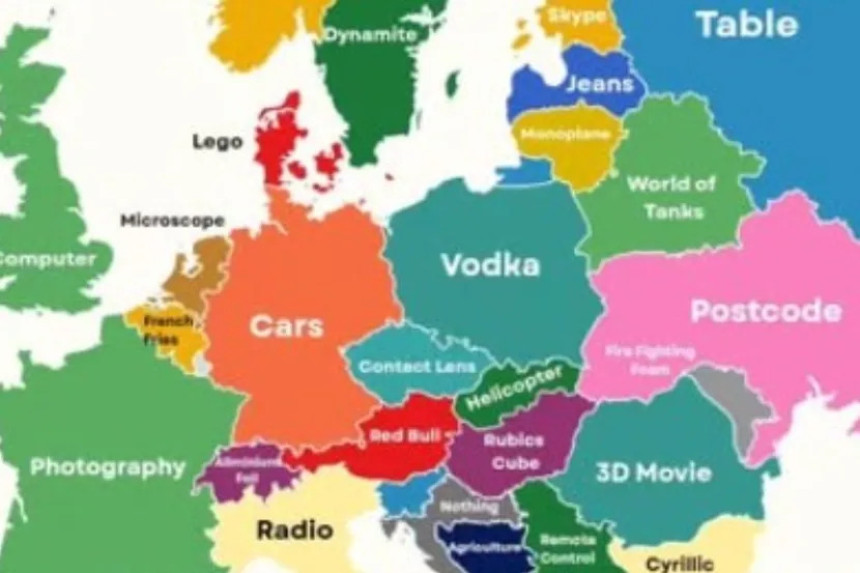 Nova karta Evrope izazvala žustru raspravu: Hrvati bijesni