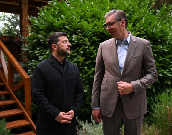 Predsjednik Vučić priredio večeru u čast Zelenskog