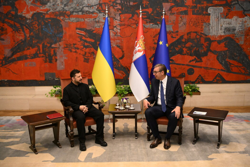 Vučić: Sa Zelenskim o unapređenju bilateralnih odnosa i evropskom putu dvije zemlje