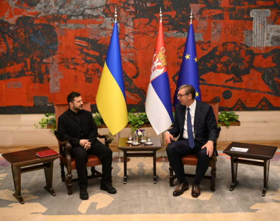 Vučić: Sa Zelenskim o unapređenju bilateralnih odnosa i evropskom putu dvije zemlje