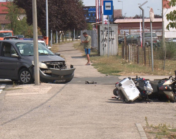 Udes na putu Brčko - Lončani, povrijeđen motociklista