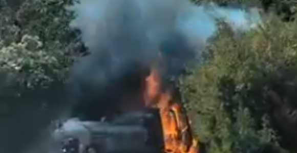 Sudar vatrogasnog vozila i motocikla kod Mostara (VIDEO)