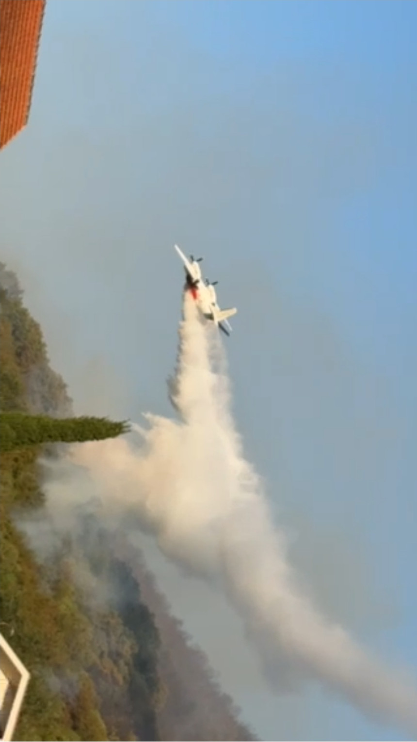 Požar u Crnoj Gori: Kuće odbranjene, stigao avion MUP-a