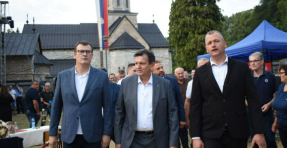 Blanuša i Božović u Moštanici: Naša snaga su ljudi