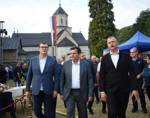 Blanuša i Božović u Moštanici: Naša snaga su ljudi