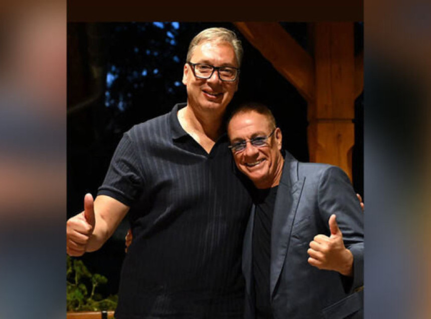 Vučić ugostio belgijskog glumca Žan-Kloda Van Dama