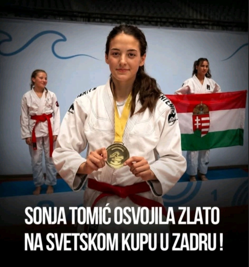 Соња Томић освојила злато на Свјетском купу у Задру