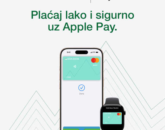 ATOS BANK: Apple Pay - jednostavan, siguran i brz načina plaćanja