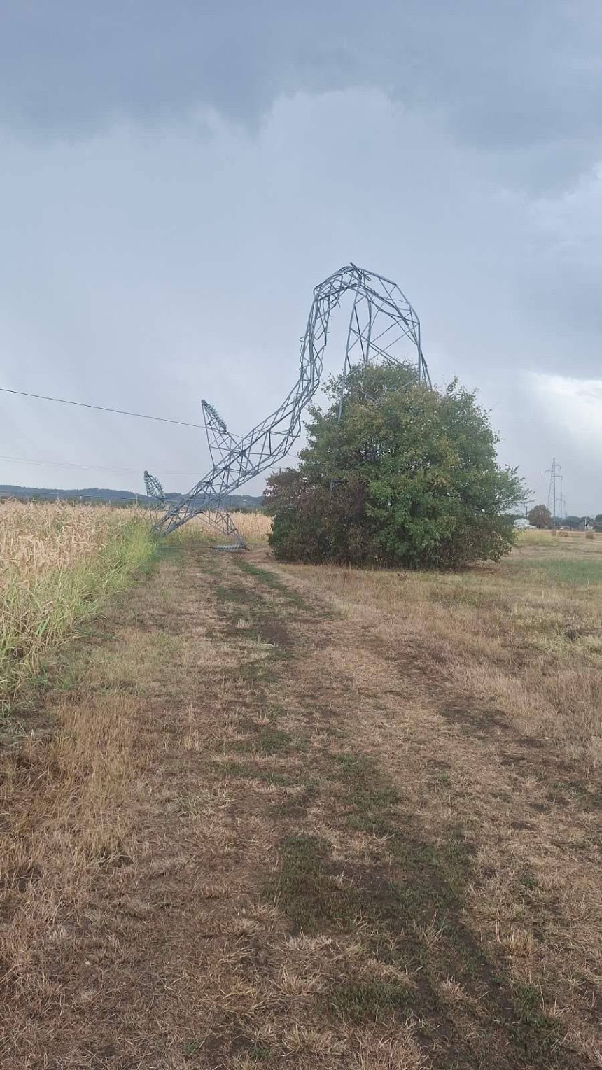 Prvo nevrijeme, pa onda kvarovi na dalekovodima u Srpskoj